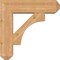 Ekena Millwork Westlake Craftsman Smooth Bracket w/ Offset Brace, Western Red Cedar, 7 1/2"W x 26"D x 26"H BKT0806X26X26WTL04SWR - alternate 3